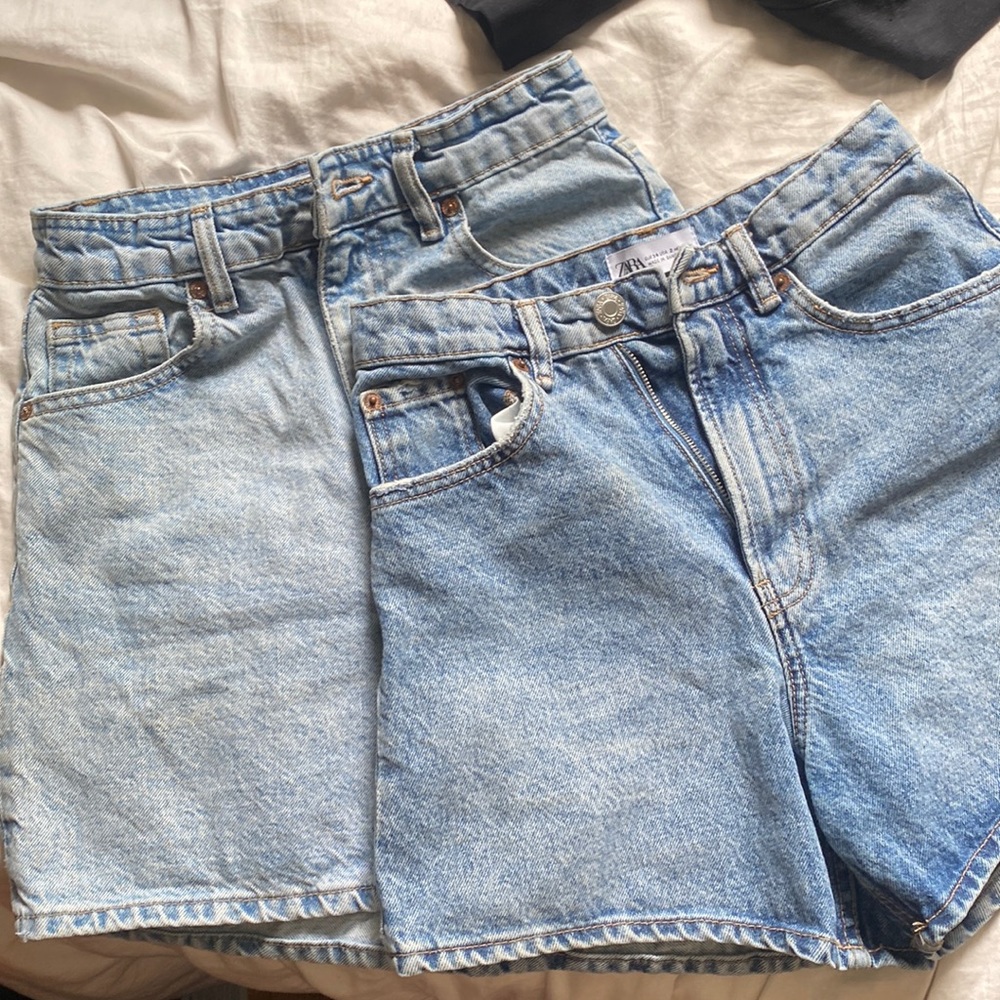 NWOT ZARA. Denim Jean shorts Size 2